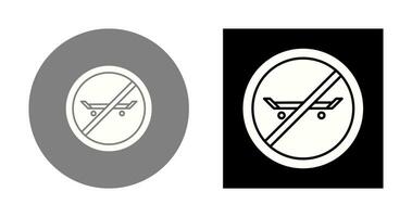 No Skating Vector Icon