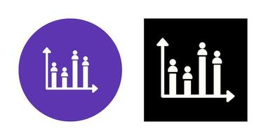 Candidate Graph Vector Icon