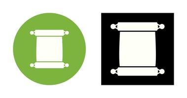 Scroll of Paper Vector Icon