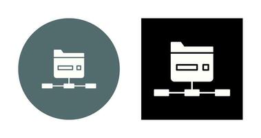 Network Folder Vector Icon