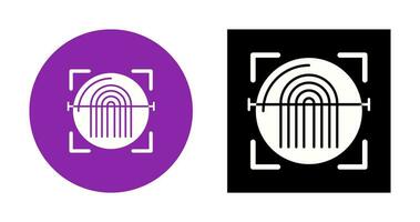 Fingerprint Scanner Vector Icon