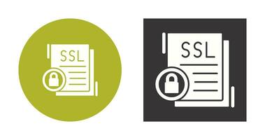 icono de vector de ssl