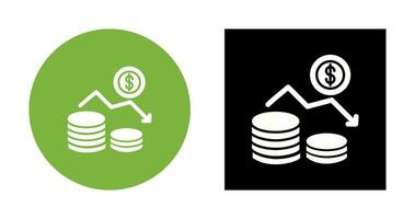 Money Loss Vector Icon