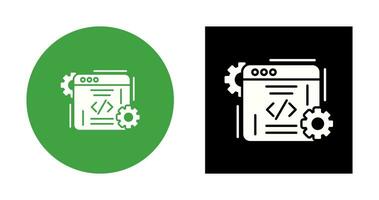 icono de vector de codificación