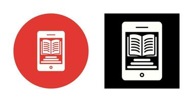 icono de vector de ebook