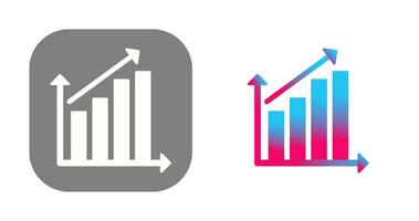 Rising Statistics Vector Icon