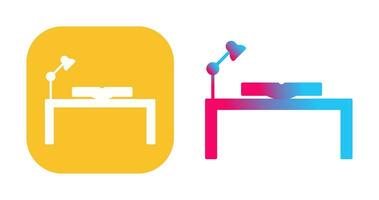 icono de vector de escritorio de estudio único