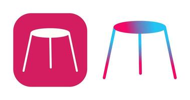 Unique Stool Vector Icon