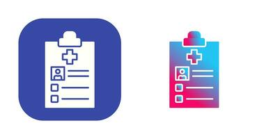 Medical Record Vector Icon