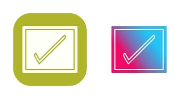 Checkbox Vector Icon