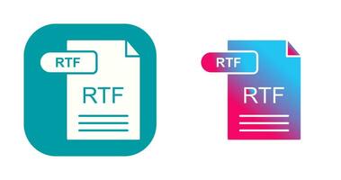 RTF Vector Icon