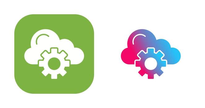Cloud Computing Vector Icon