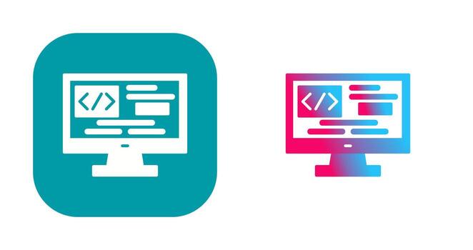 Coding Vector Icon