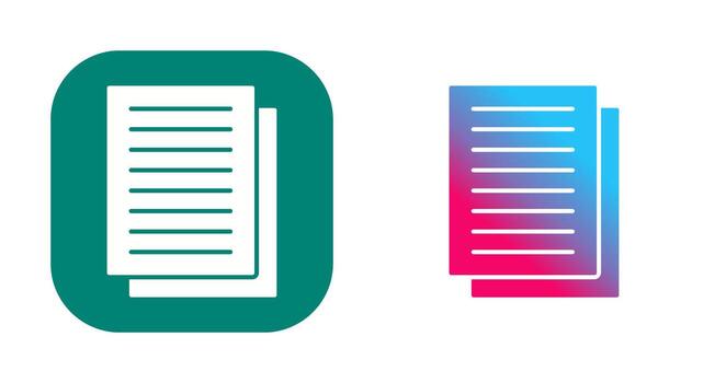 icono de vector de documento