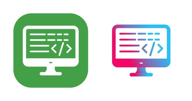Coding Vector Icon