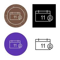 Unique Event Management Vector Icon