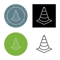 Unique Cone Vector Icon