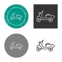 icono de vector de scooter