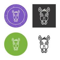 Donkey Vector Icon