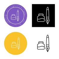 Ink and Pen Vector Icon