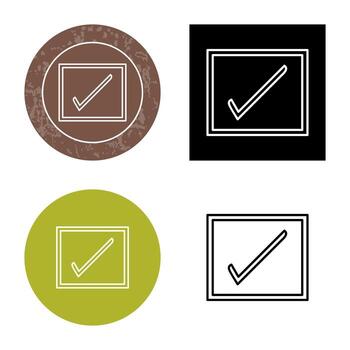 Checkbox Vector Icon