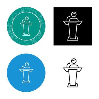 icono de vector de candidato elegido