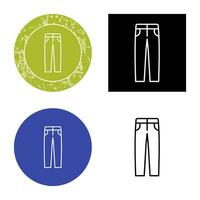 Men's Pants Vector Icon