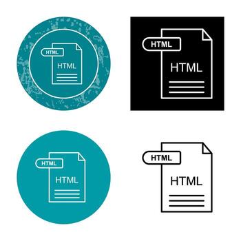 HTML Vector Icon