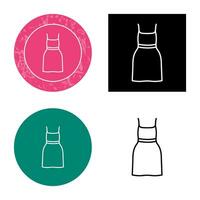 Cocktail Dress Vector Icon