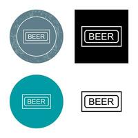 Beer Sign Vector Icon