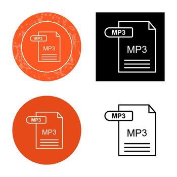 MP3 Vector Icon