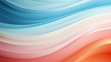 Pastel color papercut design on background, AI Generative photo