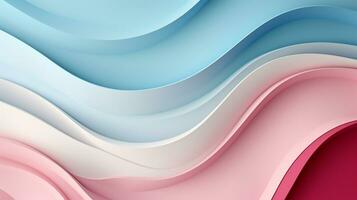 Pastel color papercut design on background, AI Generative photo