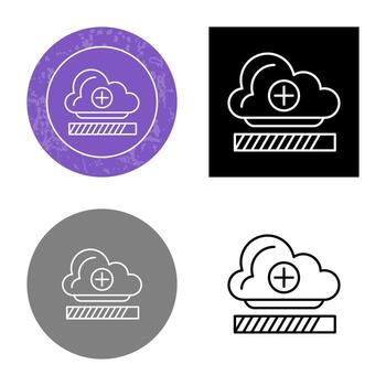 icono de vector de carga