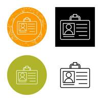 Id Card Vector Icon