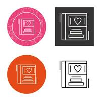 Wedding Album Vector Icon