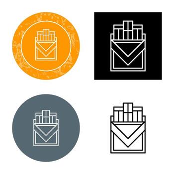 Cigarette Pack Vector Icon