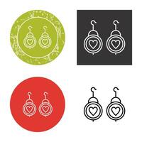 Earrings Vector Icon