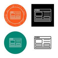 Web Design Vector Icon