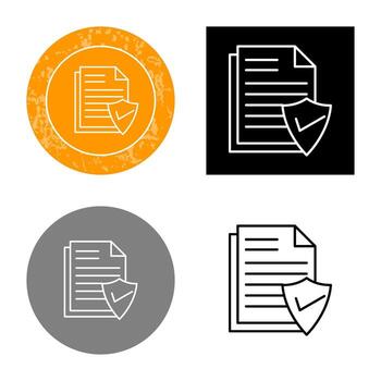 Valid Document Vector Icon
