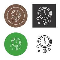 Wall Clock Vector Icon