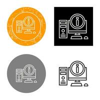 Computer Vector Icon