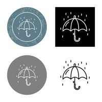 icono de vector de lluvia