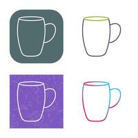 icono de vector de taza