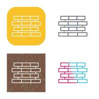 Unique Bricks Vector Icon