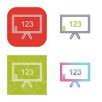 Unique Classroom Board Vector Icon