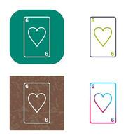 Hearts Card Vector Icon