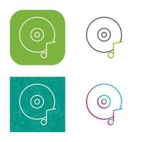 Music CD Vector Icon