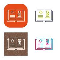 Medical Book Vector Icon