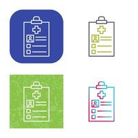 Medical Record Vector Icon